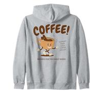 ¡Café Vintage! Apoya a tu Distribuidor de café Local Barista Sudadera con Capucha
