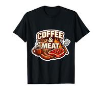 Café Y Carne Carnívoro Paleo Keto Dieta Baja En Carbohidratos Ketogénica Camiseta