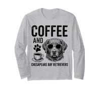 Café y Chesapeake Bay Retriever Manga Larga