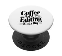 Café y edición un día para Mentes Creativas PopSockets PopGrip Adhesivo