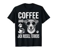 Café Y Jack Russell Terriers Divertido Jack Russell Terrier Camiseta