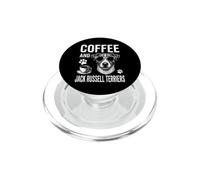 Café Y Jack Russell Terriers Divertido Jack Russell Terrier PopSockets PopGrip para MagSafe