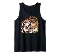 Café y Milagros Café Español Fe Cita Positiva Camiseta sin Mangas
