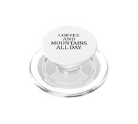 Café Y Montañas Todo El Día Senderismo Senderismo PopSockets PopGrip para MagSafe