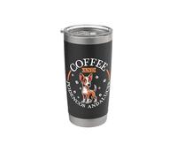 Café y Podenco Andaluz Vaso térmico de acero inoxidable de doble pared