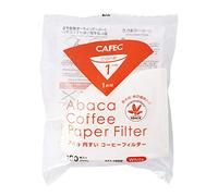 CAFEC - Paquete de 100 filtros de café desechables universales estilo cono V60 01 de 1 a 2 tazas para verter sobre goteo
