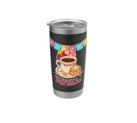 Cafecito and Pan Dulce Culture Latine Vaso térmico de acero inoxidable de doble pared