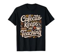 Cafecito Cafe Cubano Maestra Educador De Combustible Camiseta
