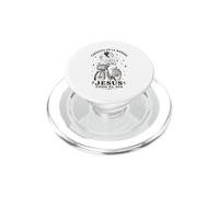 Cafecito en la Mañana Jesús Todo el Día Cristiana PopSockets PopGrip para MagSafe