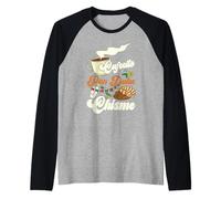 Cafecito Pan-Dulce y Chisme Funny Latina Hispano Mexicano Camiseta Manga Raglan