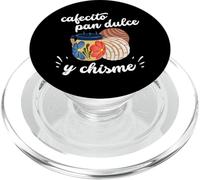 Cafecito Pan Dulce y Chisme Mexicano Orgullo Hispano Desayuno PopSockets PopGrip para MagSafe