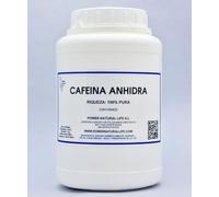 Cafeína Anhidra 100% Pura Power Natural life | Estimulante Natural, Sin Añadidos | No GMO, Vegano, Sin Gluten | Envase de 1kg