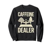 Cafeína Distribuidor Cafetera Espresso Lover Humor Gráfico Sudadera