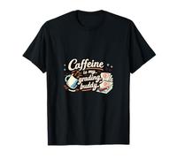 Cafeína es mi compañero de graduación Maestro diseño de café Camiseta