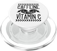 Cafeína La Otra Vitamina C - Divertido Amante del Café PopSockets PopGrip para MagSafe