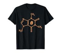 Cafeína Molécula Grano de Café Divertido Química Ciencia Café Camiseta