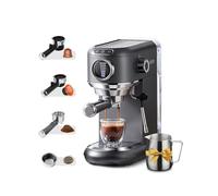 CAFELFFE MK-601F Máquina de café espresso 4 en 1 con vapor y jarra, infusión caliente/fría, cafetera de 19 bares compatible con las cápsulas Nes Original/DG/ESE/café molido para el hogar o la oficina