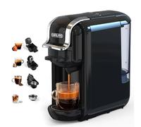 CAFELFFE MK-603 - Cafetera de cápsulas, máquina de café de espresso caliente / frío 4 en 1, compatible con cápsulas ESE, cápsulas Nes Original/DG y café molido, infusión rápida