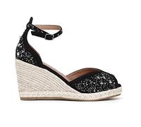 CAFèNOIR Alpargatas, Negro , 39 EU