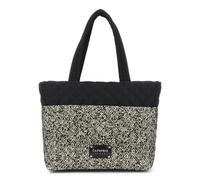 CAFèNOIR - Bolsa De Compras De Nailon Acolchado Con Estampado Flocado, Para Mujer, Color Beige, Talla Talla Única