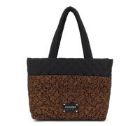 CAFèNOIR - Bolsa De Compras De Nailon Acolchado Con Estampado Flocado, Para Mujer, Color Marrón, Cortar Talla Única