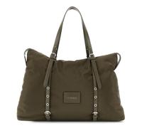 CAFèNOIR - Compras de nailon con correas ajustables de hebilla, para mujer, talla única, verde oliva, Talla única