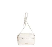 CAFèNOIR - Bolso Compacto Para Cámara Con Piedras Cabujón, Mini Remaches Y Correa Para El Hombro, Para Mujer, Color Beige, Talla Talla Única