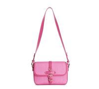 CAFèNOIR - Bolso De Hombro Con Solapa De Paja, Para Mujer, Color Rosa, Talla Talla Única