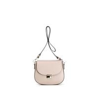 CAFèNOIR - Bolso De Hombro Con Solapa De Piel Y Cierre De Pedrería, Para Mujer, Color Beige, Talla Talla Única