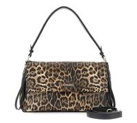 CAFèNOIR - Bolso de hombro con solapa efecto piel estampado leopardo, para mujer, color animal, talla única, Animalier, Talla única