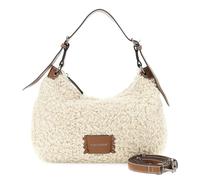 CAFèNOIR - Bolso De Hombro De Tela Rizada, Para Mujer, Color Gris, Talla Talla Única