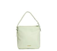 CAFèNOIR - Bolso De Hombro Suave Con Correa Trenzada, Accesorio De Esmalte Y Cierres., Para Mujer, Color Verde, Talla Talla Única
