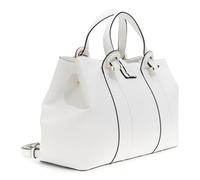 CAFèNOIR - Bolso De Mano Efecto Piel Con Ojales Cubiertos Y Presilla Metálica, Para Mujer, Color Blanco, Talla Talla Única