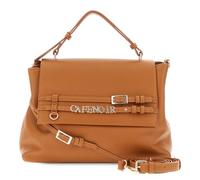 CAFèNOIR - Bolso De Mano Efecto Piel Granulada Con Letras Y Hebillas, Para Mujer, Color Marrón, Talla Talla Única