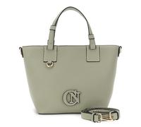 CAFèNOIR - Bolso De Mano Efecto Piel Granulada Con Solapa Y Logotipo Cosido, Para Mujer, Color Verde, Talla Talla Única