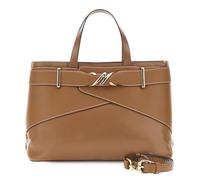 CafèNoir - Bolso de mano efecto piel con detalle de metal, para mujer, talla única, cuero, Talla única