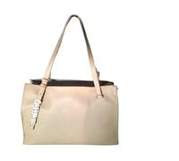 CAFèNOIR Bolso mujer Shopping sin forro con Lettering bolso de hombro gris