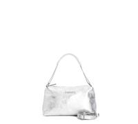 CAFèNOIR - Bolso Para Cámara De Piel Metalizada Con Asa De Cadena Con Borla Y Asa, Para Mujer, Color Gris, Talla Talla Única