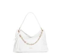 CAFèNOIR - Bolso Suave Con Bolsillo Frontal Y Cadena Esmaltada Multicolor, Para Mujer, Color Blanco, Talla Talla Única