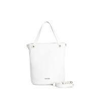 CAFèNOIR - Bolso Tipo Cubo Color Granate Con Bandolera Extraíble, Para Mujer, Color Blanco, Talla Talla Única