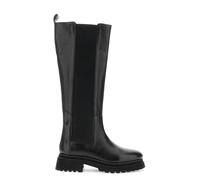 CafèNoir - Botas de piel con elástico, para mujer, color negro, Negro , 37 EU