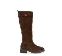 CafèNoir - Botas de piel de ante con cremallera, para mujer, color T.moro, T Moro, 37 EU