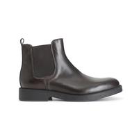 CAFèNOIR - Botín De Piel Para Hombre Con Elástico, Para Hombre, Color Marrón, Talla 39