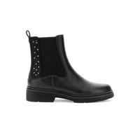 CafèNoir - Botines con pedrería, tachuelas y elástico, para mujer, color negro, Negro , 40 EU