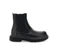 CAFèNOIR - Botines de mujer con microremaches en la parte trasera, para mujer, color negro, Negro , 36 EU