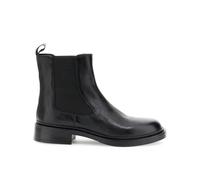 CAFèNOIR - Botines de piel con elástico, para mujer, Negro , 38 EU