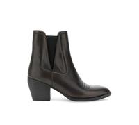 CAFèNOIR - Botines de piel con elásticos laterales, para mujer, color T.moro, T Moro, 40 EU