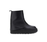 CAFèNOIR - Botines De Piel Con Puño Y Plataforma, Para Mujer, Color Negro, Talla 39