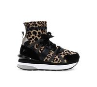 CAFèNOIR - Botines De Running En Tejido Elástico, para Mujer, Color Marrón, Talla 38