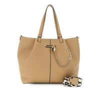 CAFèNOIR - Compras Con Efecto De Cuero De Grano Grueso, Para Mujer, Color Beige, Talla Talla Única